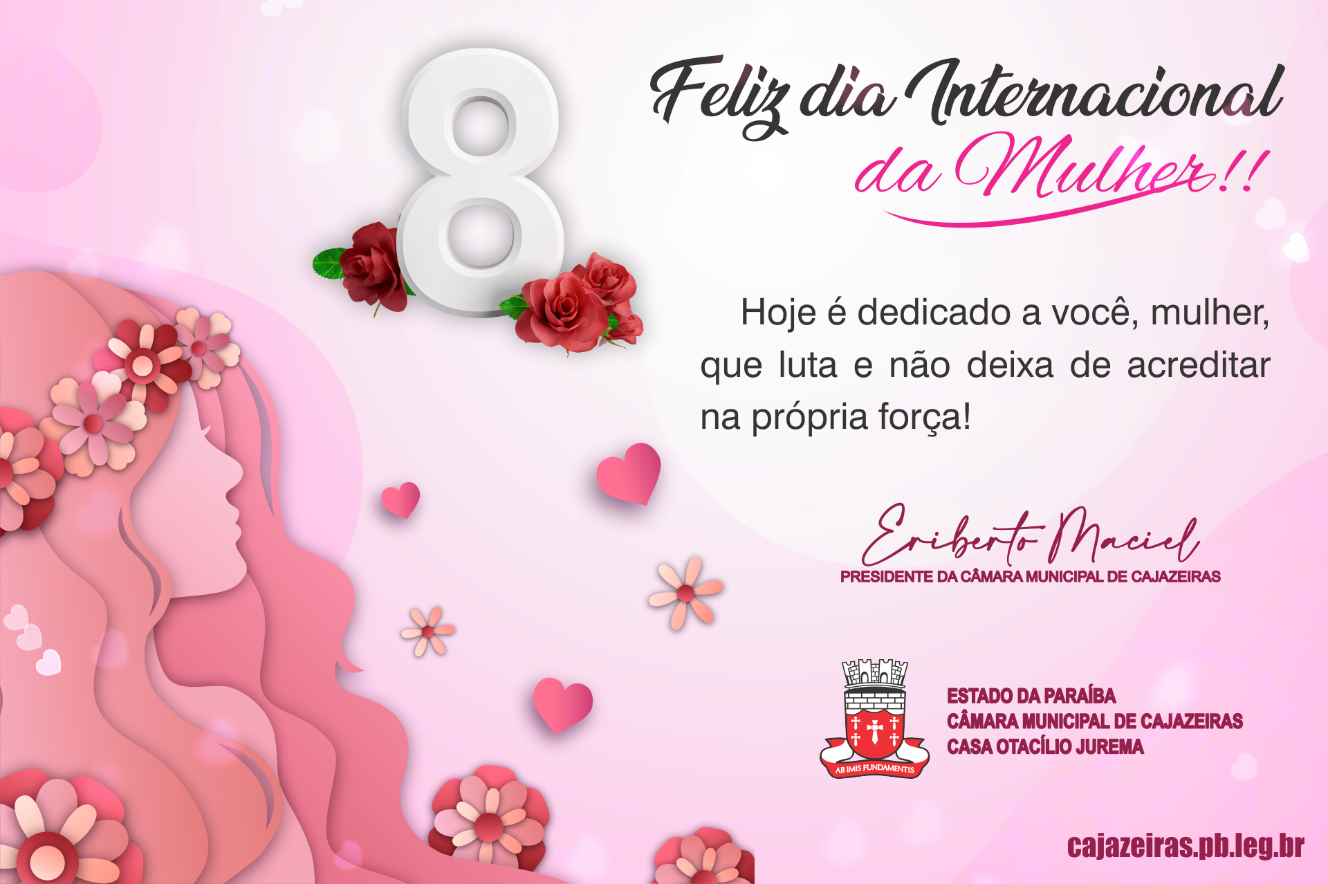 8 de março – Dia Internacional da Mulher.