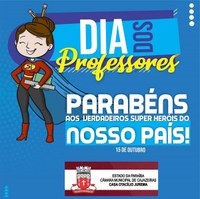 Feliz dia do Professor!