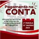 O Presidente da Câmara Municipal de Cajazeiras, Vereador Eriberto de Souza Maciel quita pagamento referente aos 50% restantes do 13° salário no mês de novembro de 2024.