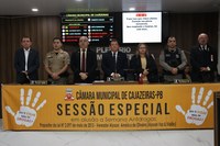 Ontem, terça feira (30) de abril, aconteceu a 2ª Sessão Especial em alusão a Semana Antidrogas.