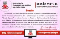 Sessão Especial em Alusão ao dia Internacional da Mulher.